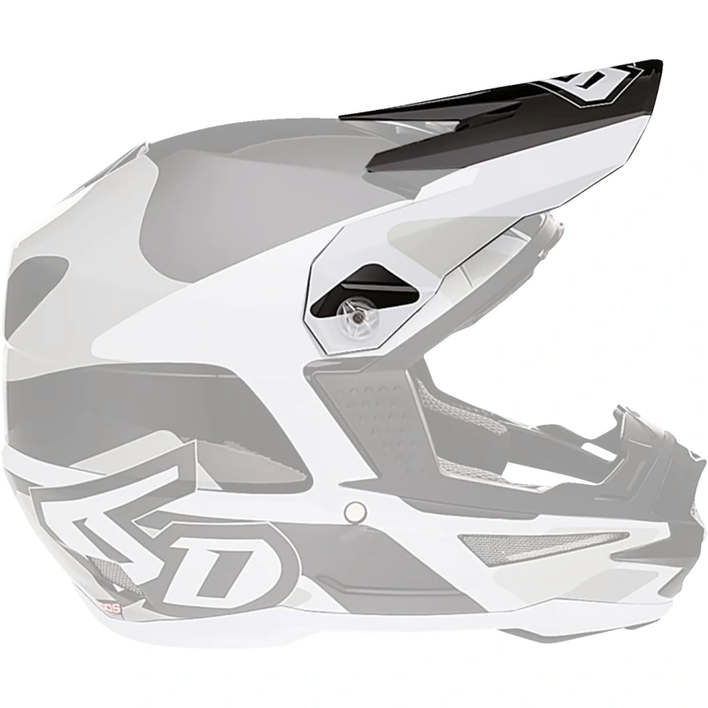 6D ATR-1 Visor – White 72-3729