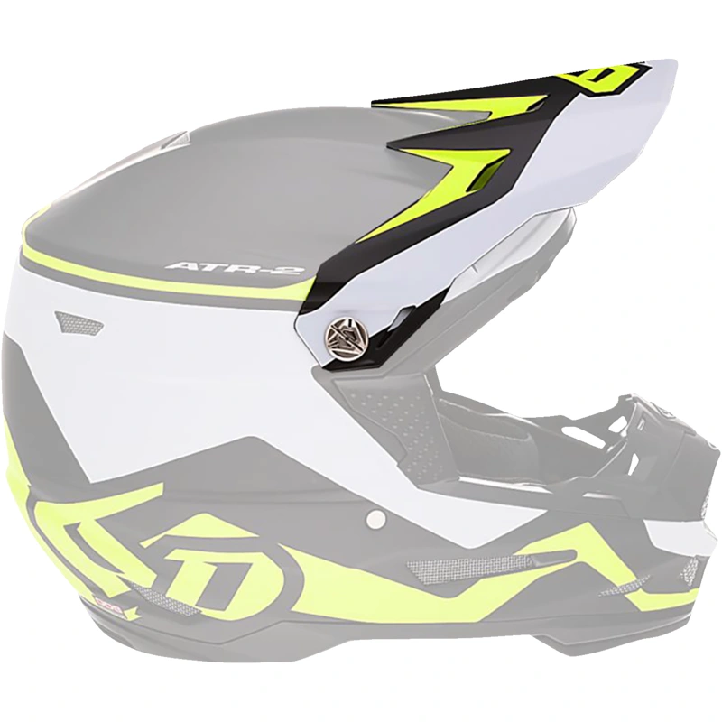 6D ATR-2 Visor – Drive – Neon Yellow 72-6097