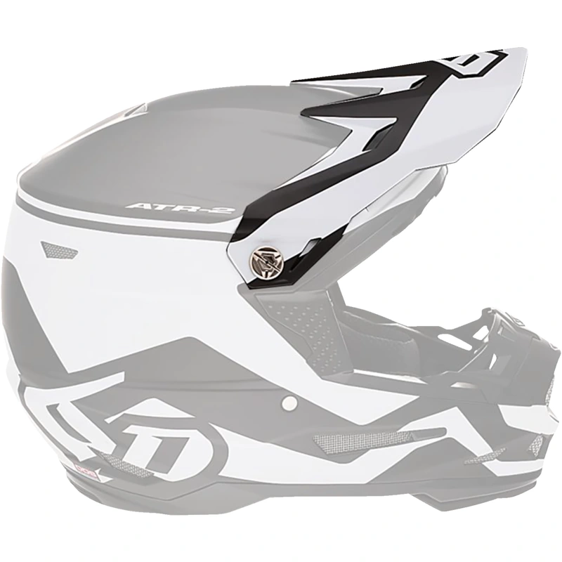 6D ATR-2 Visor – Drive – White 72-6095