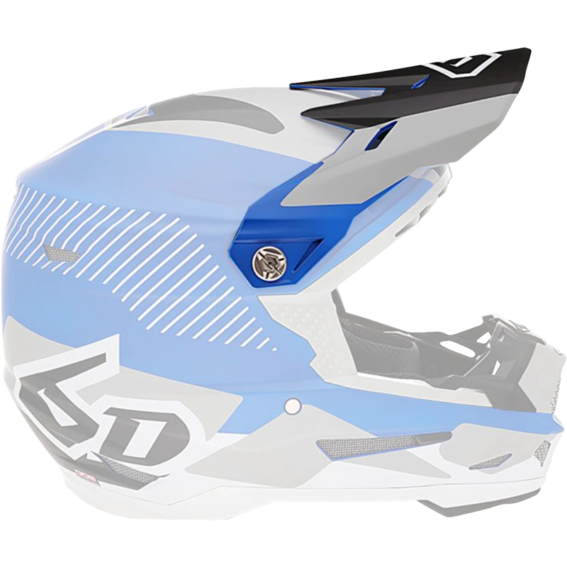 6D ATR-2 Visor – Fusion – Blue 72-6105