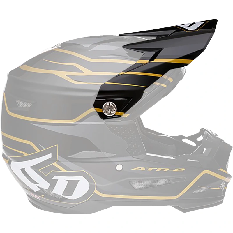 6D ATR-2 Visor – Phase – Black Gold 72-6102