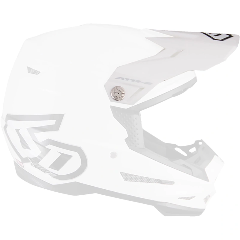 6D ATR-2 Visor – White 72-6054