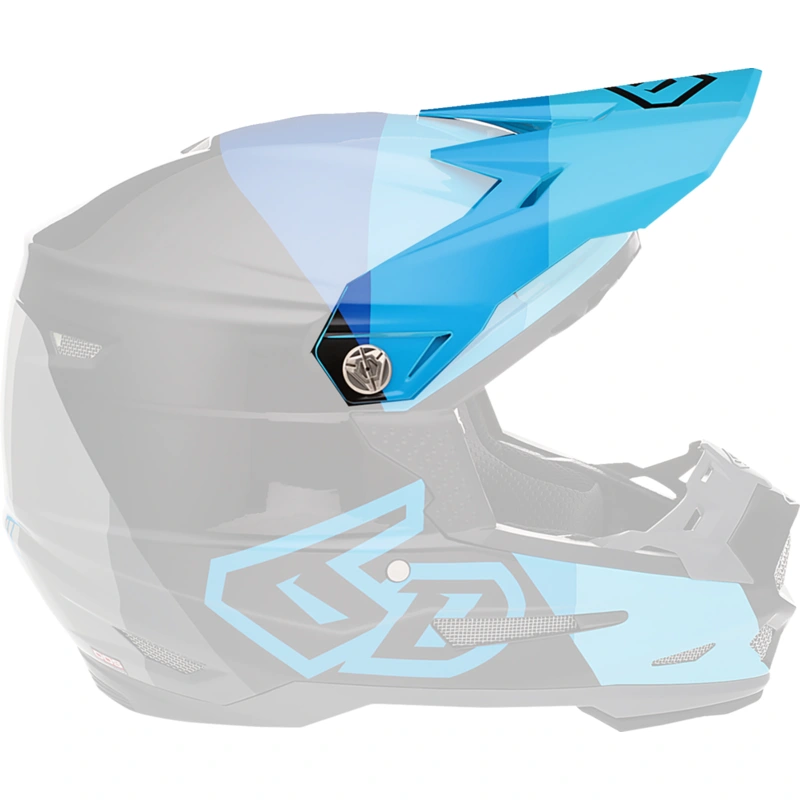 6D ATR-2Y Visor – Range – Blue 72-4138