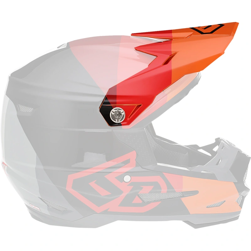 6D ATR-2Y Visor – Range – Red 72-4139