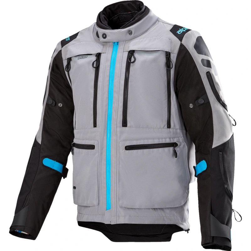 ALPINESTARS Ardent 3in1 Adventure Touring Jacket – Gray/Black/Blue – Large 3204423-9117-L