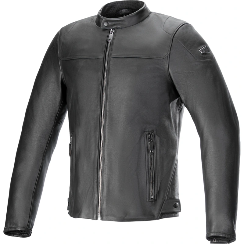 ALPINESTARS Blacktrack Leather Jacket – Black – 2XL 3103824-1100-2X