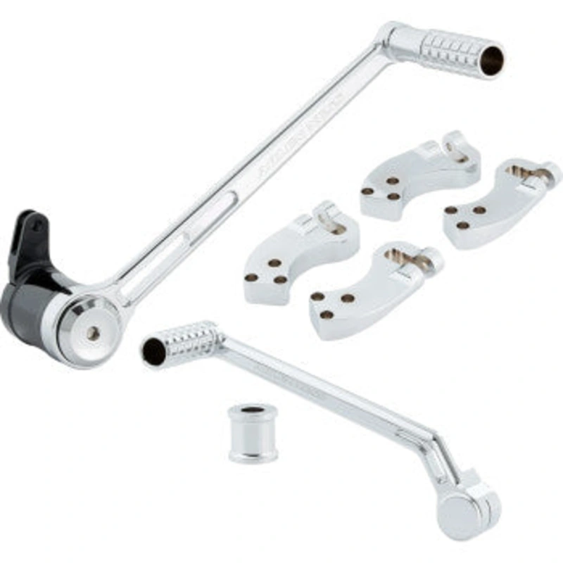 ARLEN NESS  Extended Foot Control Kit – 3″ – Chrome 410-037